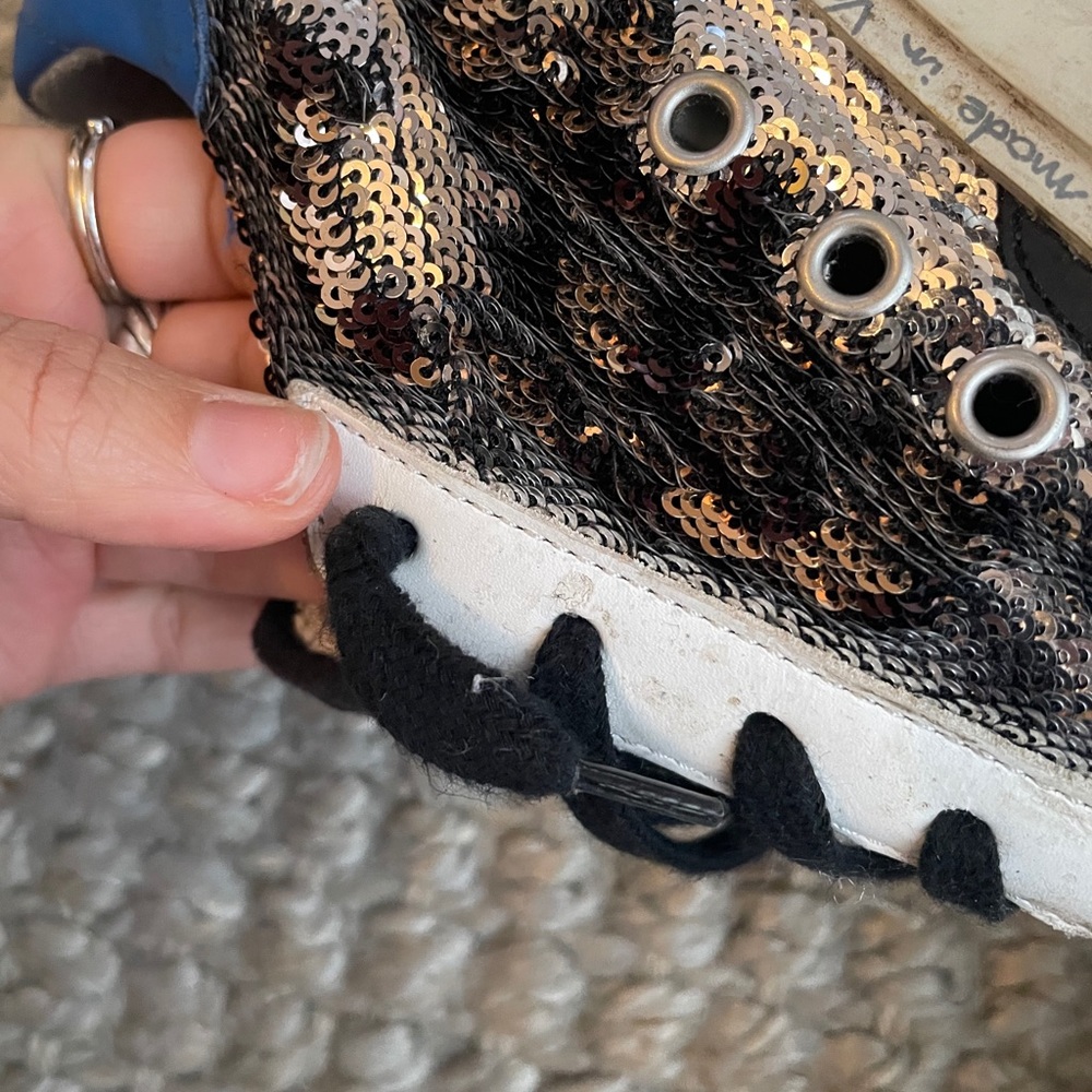 Sequin Platform Golden Goose - Picture 7 of 9